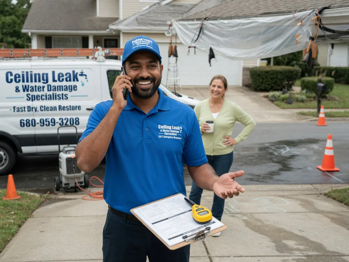 Ceiling Leak Cleanup Oglesby, IL FAQs